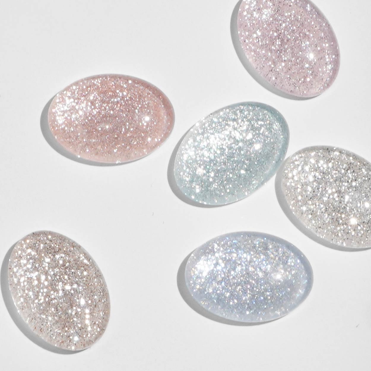 AURORA QUEEN x Ansan J Dia Veil Glitter Gel Collection (6pcs) - Korean Nail Gel Polish