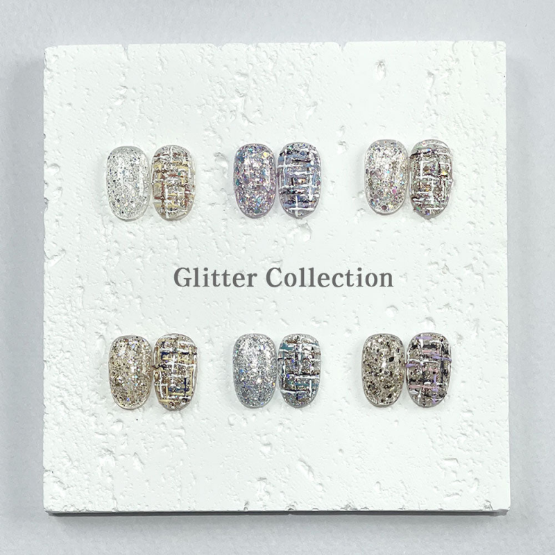 CLODI Holiday Glitter Collection Set 6pcs/set (6x8g) - Gel