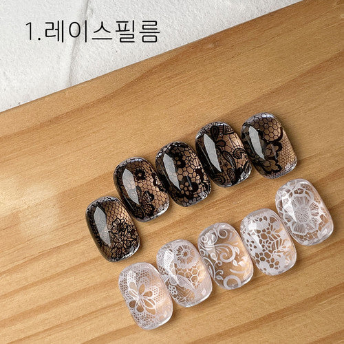 CLODI Super Nail Film Lace 10pcs/set