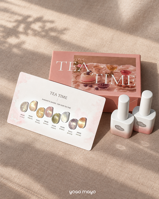 YOGOMAYO Tea Time Collection – 8 Magnetic Gel Colours (MM25–MM32)