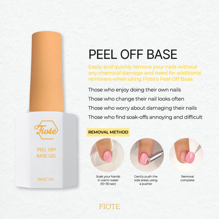 FIOTE Peel Off Base Gel - 10ml - Gel