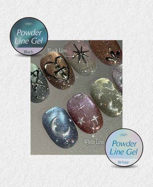 MAKE.N POWDER LINE BLACK GEL (5g) - Gel