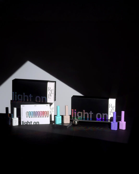 REVE IN NAIL Light On Glitter Gel Polish Set (10pcs) - Korean Nail Gel Collection - Gel