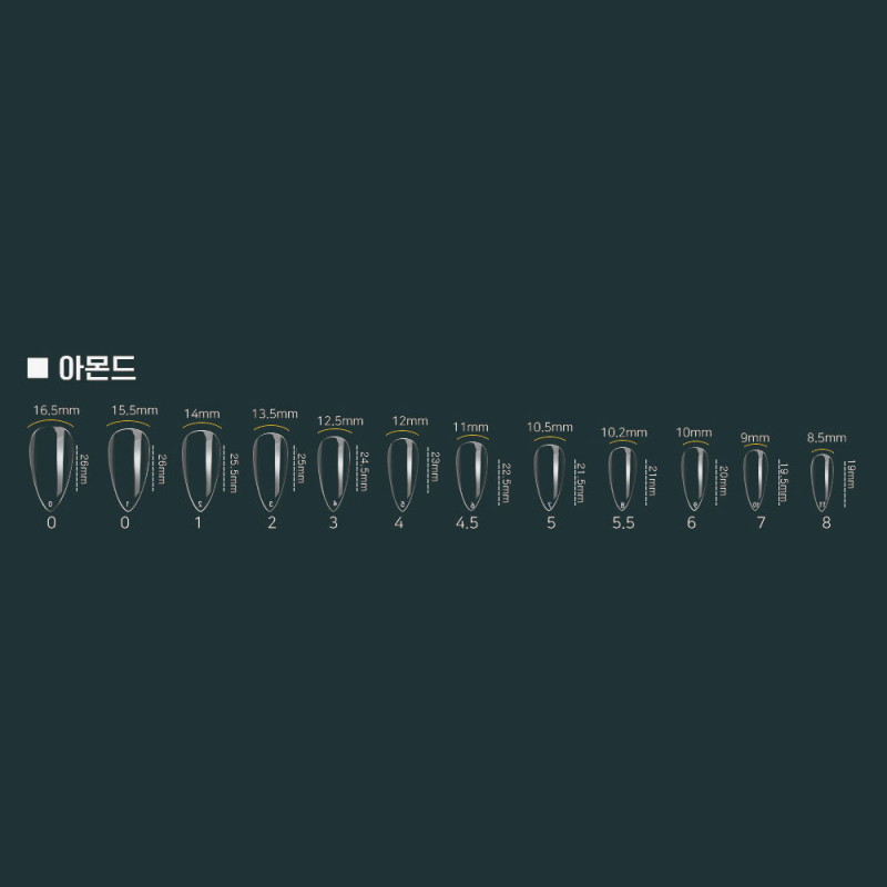RIPOSO Just 10 Tip Almond Clear - Tools