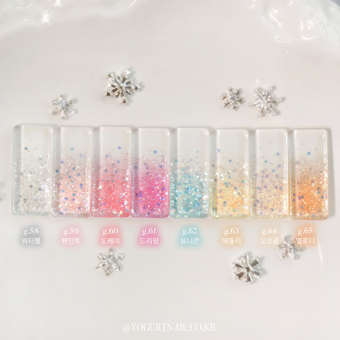 YOGURT ORGEL Collection 8pcs/set (8x8ml) - Gel