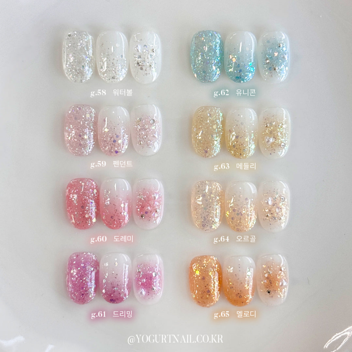 YOGURT ORGEL Collection 8pcs/set (8x8ml) - Gel