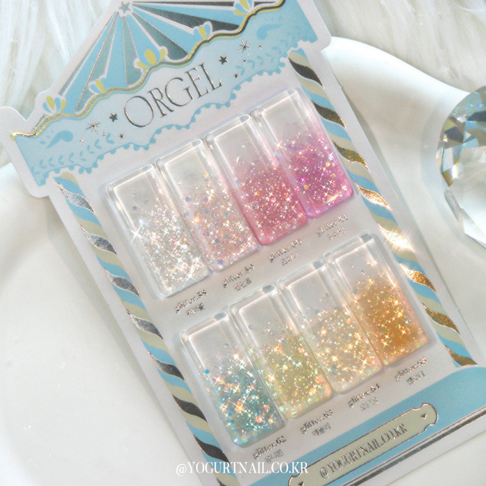 YOGURT ORGEL Collection 8pcs/set (8x8ml) - Gel