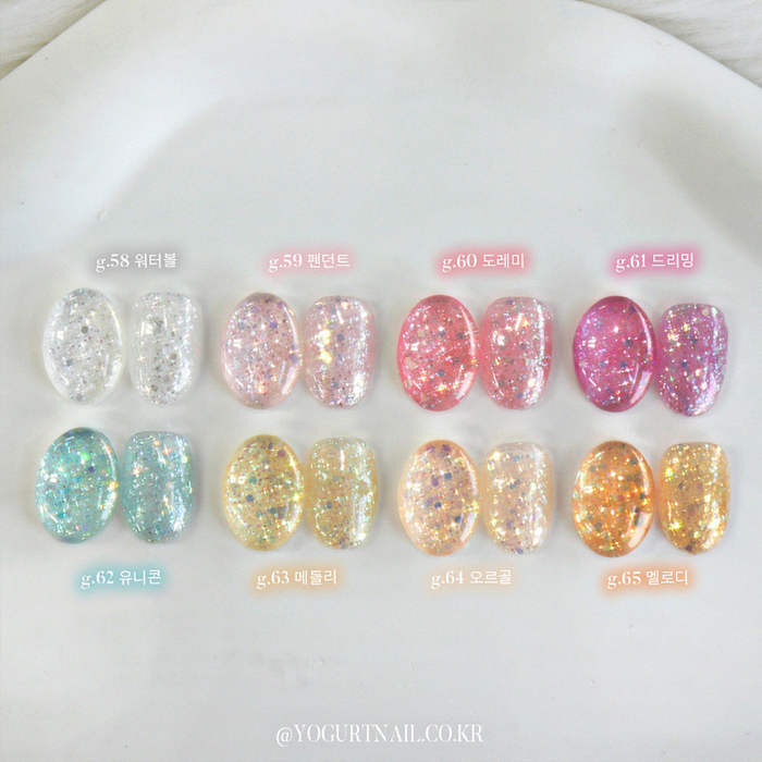 YOGURT ORGEL Collection 8pcs/set (8x8ml) - Gel