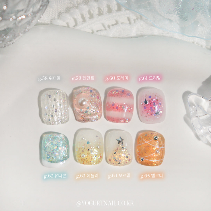 YOGURT ORGEL Collection 8pcs/set (8x8ml) - Gel