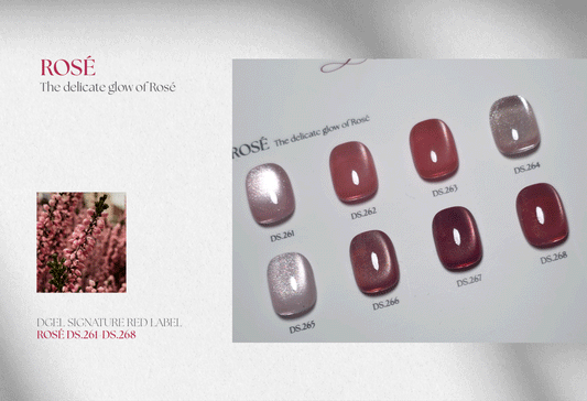 DGEL Signature Red Label Collection – Rosé Line - 8 Colours
