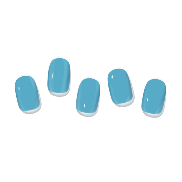 Elegant and vibrant LEAV Color Gel LVN048, an 8ml bottle of highly pigmented gel polish in a captivating light blue hue. This salon-quality nail product delivers long-lasting, chip-resistant color with a smooth, glossy finish. Perfect for creating trendy, chic manicures and pedicures at home or in the salon.