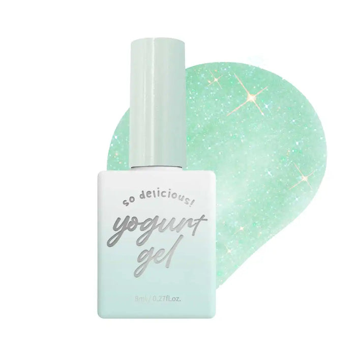 Delightful pastel glitter gel with a subtle shine, perfect for highlighting and accentuating nail color. The Yogurt In The Mood For Love Collection by this Shopify brand offers a dazzling array of shimmering shades, capturing the essence of a dreamy, romantic mood.