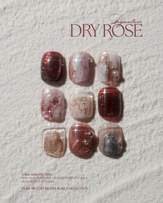 DGEL Signature Dry Rose Magnetic Gel Collection 8pcs/set