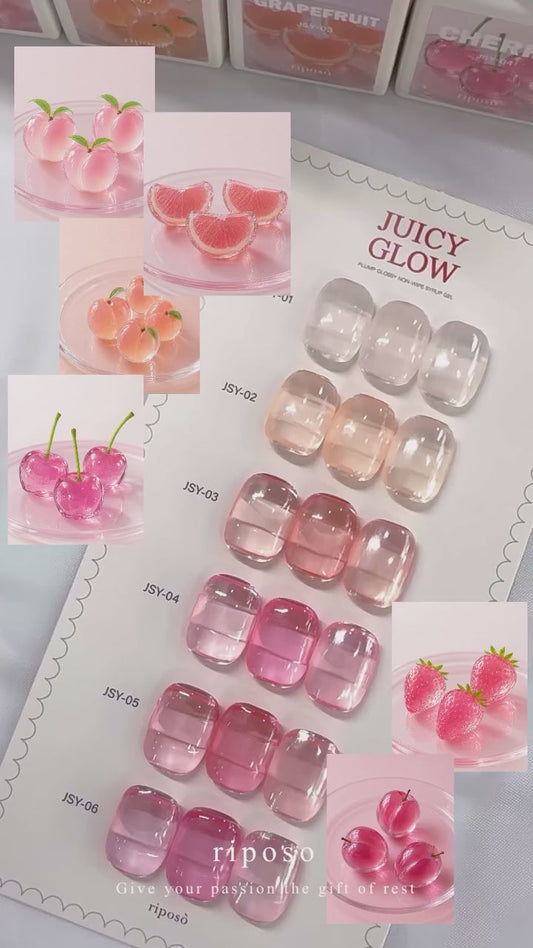 RIPOSO Juicy Glow Collection 6pcs/set