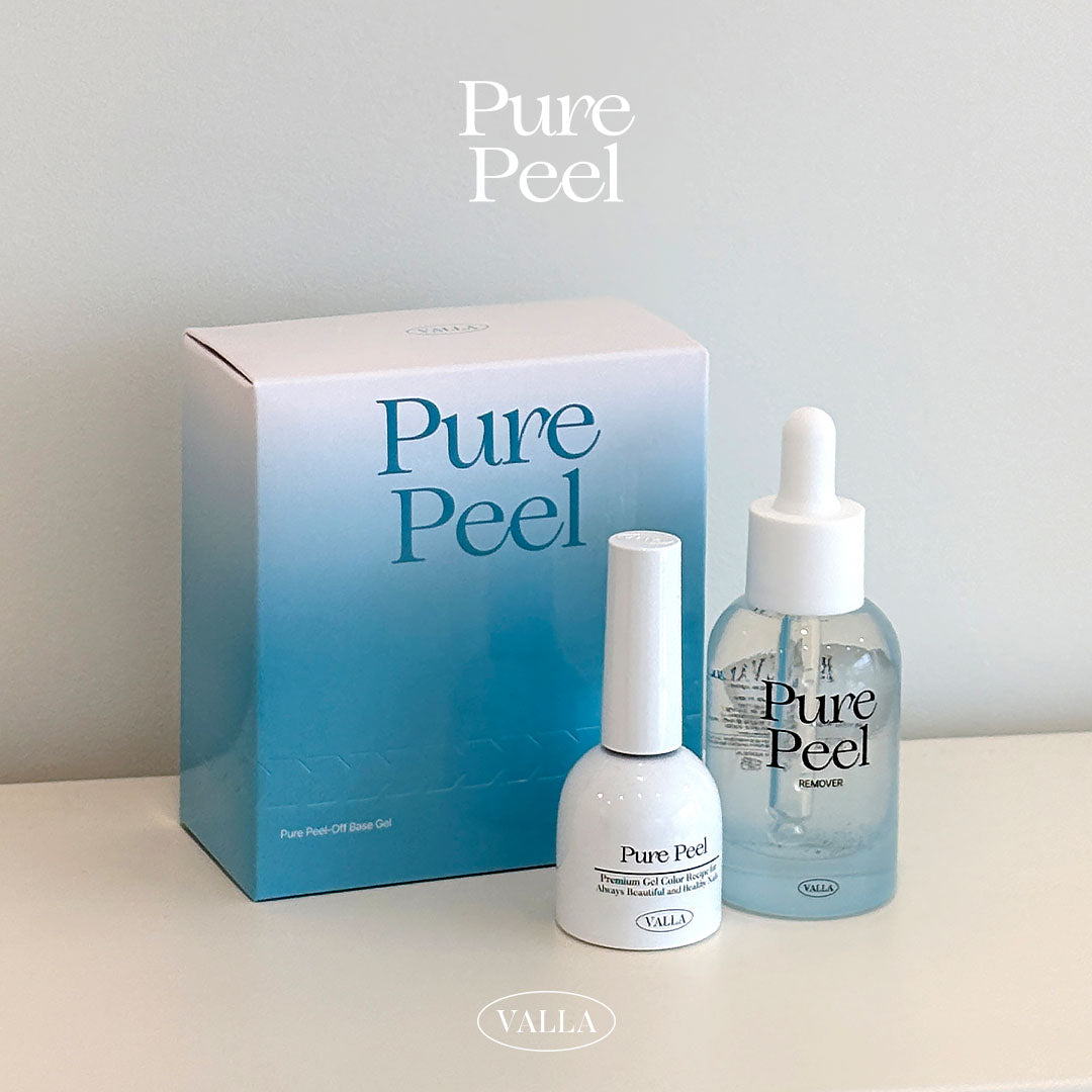 VALLA PURE PEEL-OFF SET BASE GEL, REMOVER