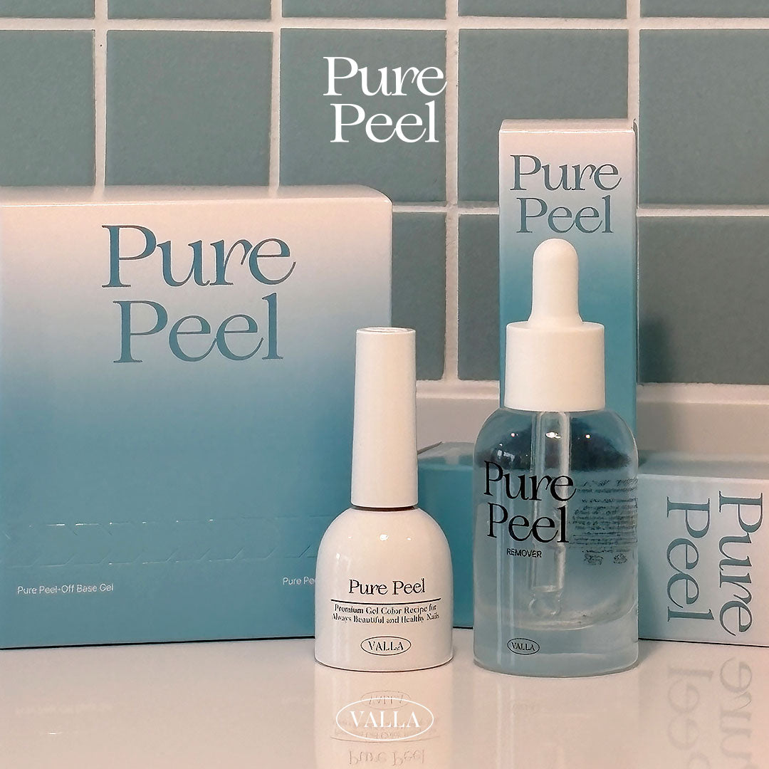 VALLA PURE PEEL-OFF SET BASE GEL, REMOVER