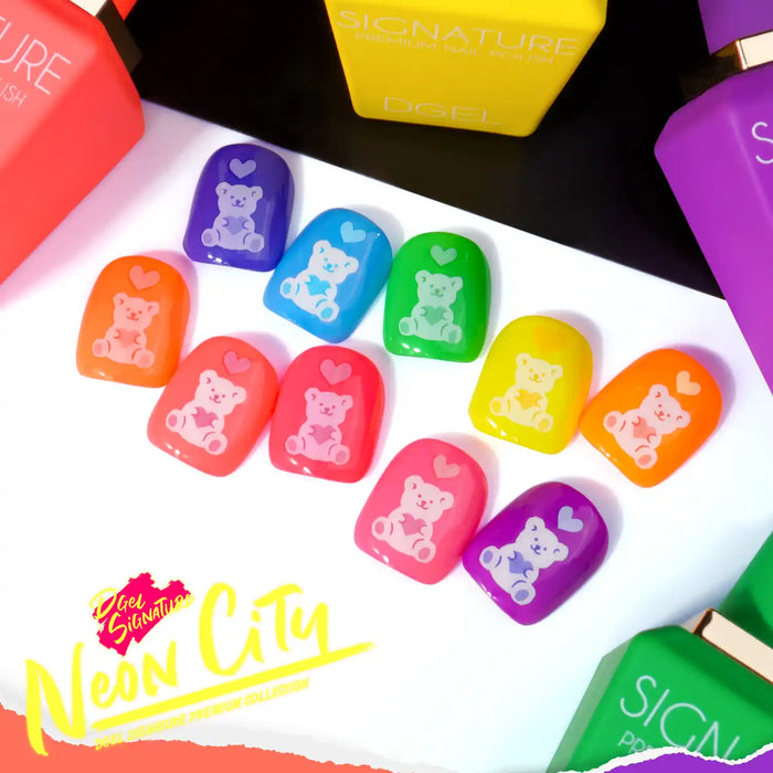 DGEL Signature Neon Skin Collection | Pretty Yeppuda | Korean Nail Gel Supply for Europe