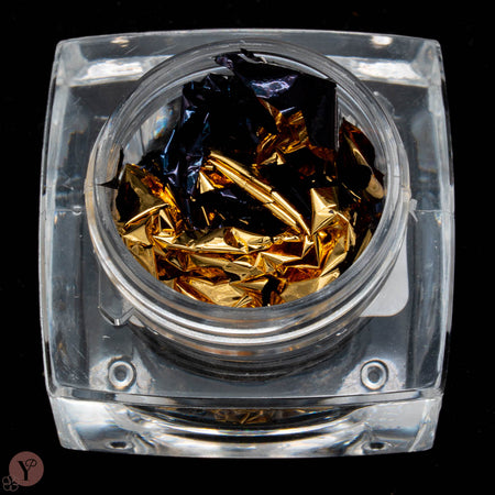 Pretty Yeppuda Double Foil Gold Black | Korean Nail Supply for Europe | Gelnagel