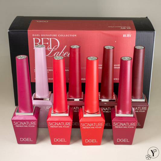 DGEL Signature Red Label Collection – Ruby Line - 8 Colours