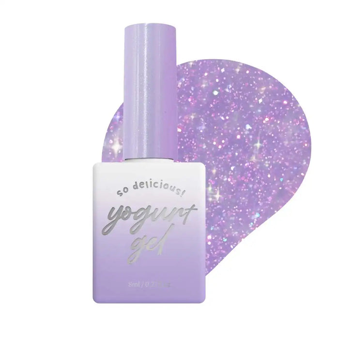 Elegant and enchanting, the "YOGURT In the Mood for Love 2 Collection" nail polish captures the essence of a winter wonderland with its glittering, syrup-like gel formula. This sparkling set of 8 shades adds a touch of whimsical glamour to your nails, enhancing their natural beauty. The vibrant colors and captivating glitter make this Yogurt Nail collection a standout choice for those seeking a dazzling, toning manicure this season.