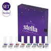 Glittering cosmic inspiration: The AURORA QUEEN Stella Collection features a set of 8 shimmering glitter gels, each embodying the mesmerizing beauty of the night sky. Densely packed with professional-grade pigments, these easy-to-apply formulas promise a dazzling, long-lasting sparkle that will transport you to the celestial realm. A must-have for any AURORA enthusiast.