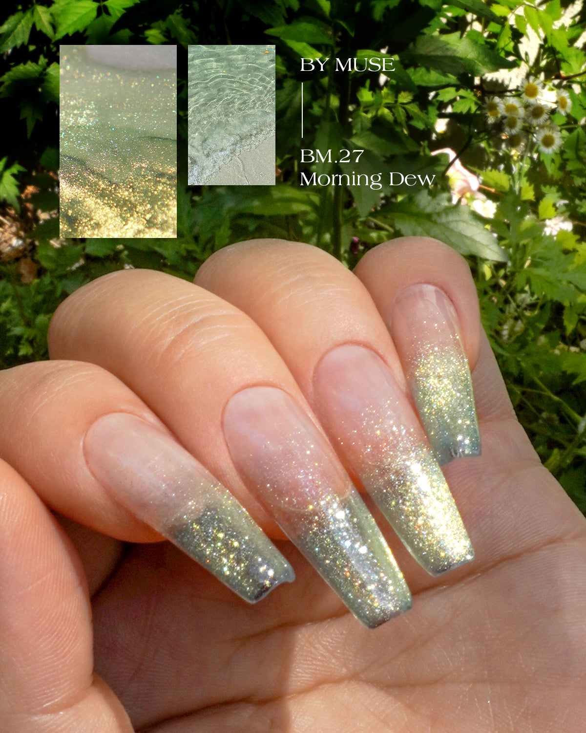 BY MUSE By Soft Green Magnetic Gel Collection (8pcs) - Korean Nail Gel Polish