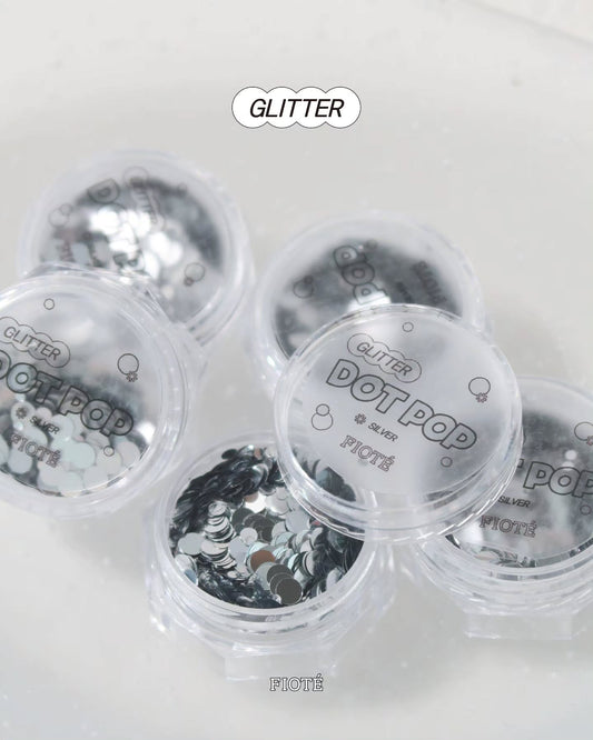 FIOTE Dot Pop Silver – Nail Art Glitter
