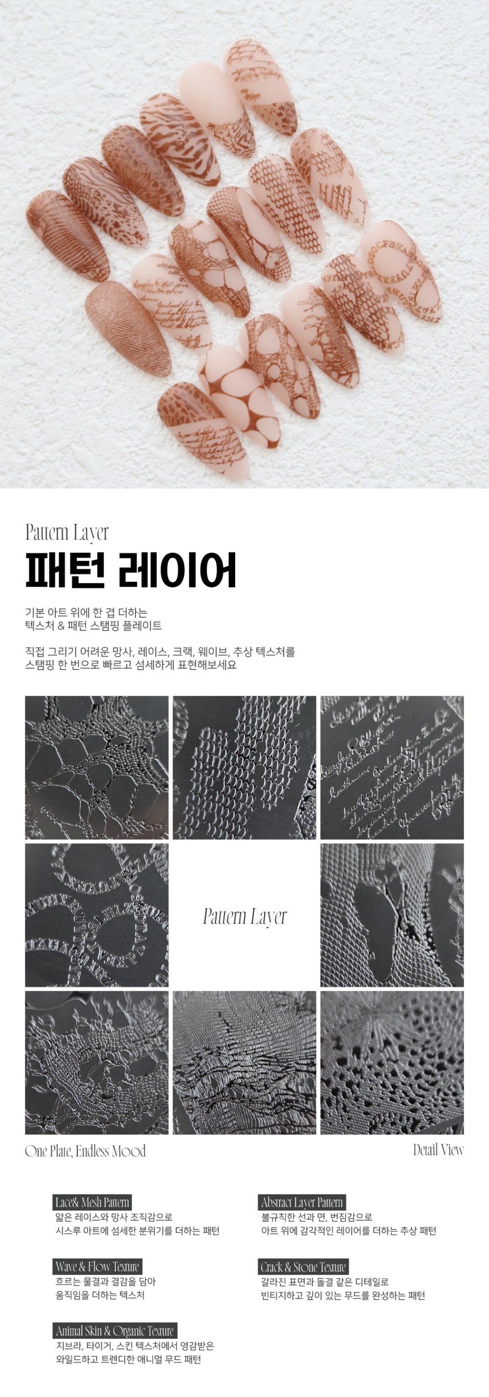 FIOTE Pattern Layer Stamping Plate