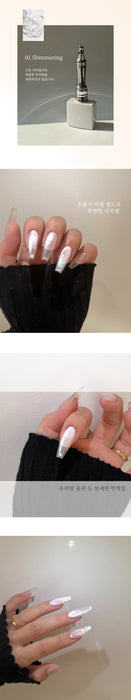 AURA GLITTER Veil Magnetic Gel Set (3pcs/set)