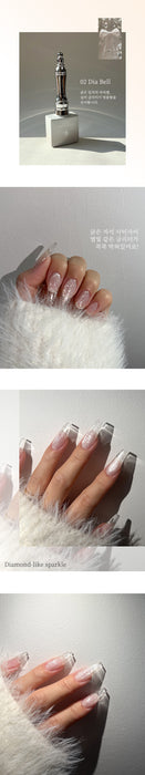 AURA GLITTER Veil Magnetic Gel Set (3pcs/set)