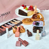 DESSERT DELIGHT: A visually enticing display of BESSIE's Bitter Sweet Collection, showcasing an array of delectable pastries, chocolates, and cosmetics - a perfect harmony of indulgence and style. This image captures the essence of the brand's commitment to bringing sweetness and joy to its customers.