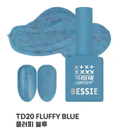 The BESSIE Fluffy Collection 8pcs/set features a stunning array of winter-inspired nail polish shades, including the captivating TD20 Fluffy Blue hue. This vibrant, cloud-like blue tone encapsulates the essence of the cozy, festive season, perfect for creating a harmonious and chic manicure. The versatile and high-quality BESSIE brand offers a wide range of trendy, on-demand nail care solutions for the modern, fashion-forward consumer.