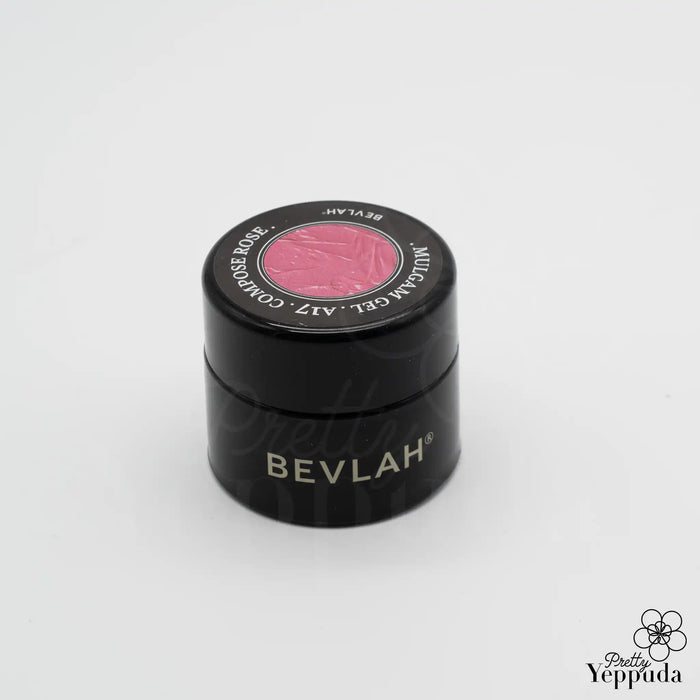 Textured 3D nail art gel by BEVLAH in a pink shade, part of the innovative Mulgam Gel Series designed to elevate nail designs with unique, tactile dimensions. This HEMA-free, LED gel formula is scent-free and 13-free, embodying BEVLAH's commitment to safety, ethics, and vegan-friendly beauty practices.