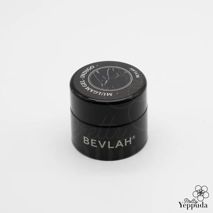 Elegant 3D textured painting gel in a black pot with the Bevlah brand logo, showcasing the brand's innovative Mulgam Gel Series designed for creating unique, tactile nail art designs.