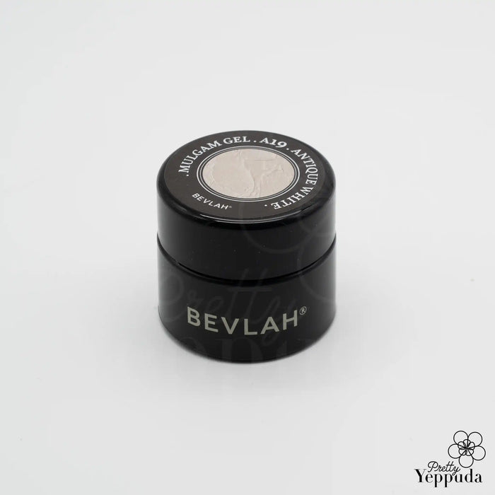 A sleek black pot containing Bevlah's innovative Mulgam Gel Series, a collection of 3D textured painting gels designed to elevate nail art with unique, tactile dimensions. The premium packaging and Bevlah's commitment to safety and ethical beauty practices are showcased in this image, highlighting the brand's dedication to providing high-quality, innovative products for the creative nail art community.