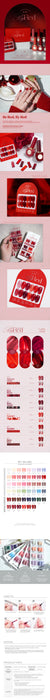 A vibrant collection of 6 transparent red tint color gels, perfect for creating stunning and versatile nail designs. Transform your nails into captivating works of art with this must-have BY MUSE By Red nail gel kit. Elevate your manicure with the rich, dynamic shades of Maroon Flush, Red Berry, Rose Wood, Scarlet, Garnet, and Barn Red.