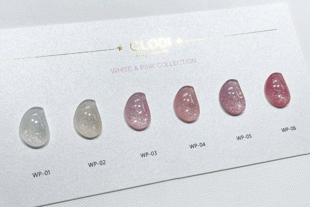 CLODI White and Pink Collection Set 6pcs/set (6x8g)