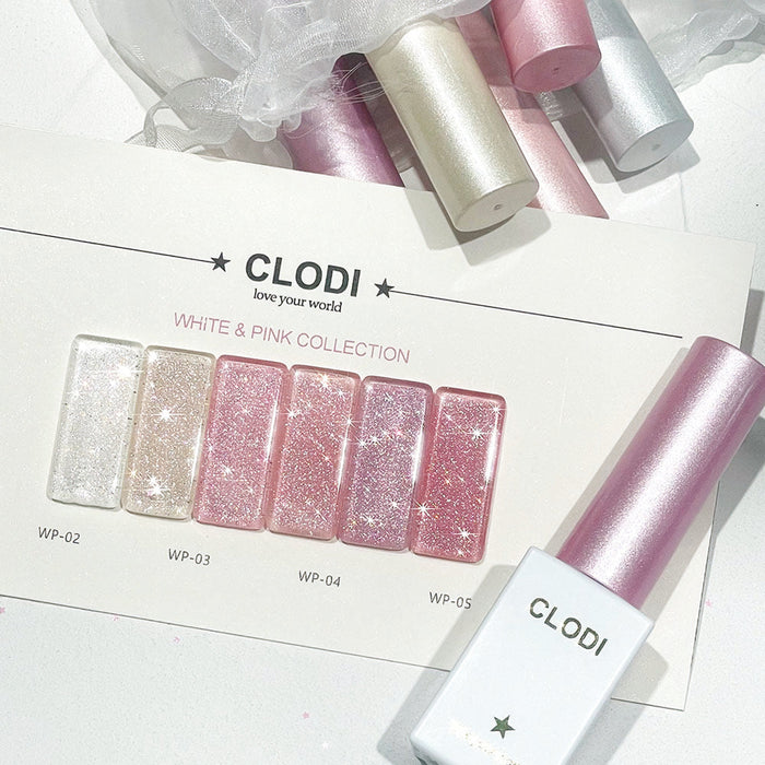 CLODI White and Pink Collection Set 6pcs/set (6x8g)