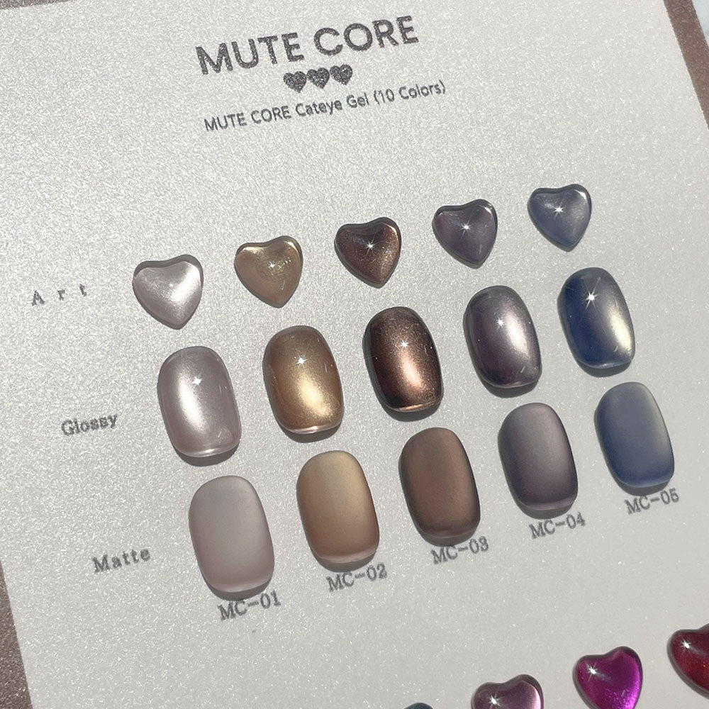 CLODI Mute Core MC-01 to MC-05 swatches