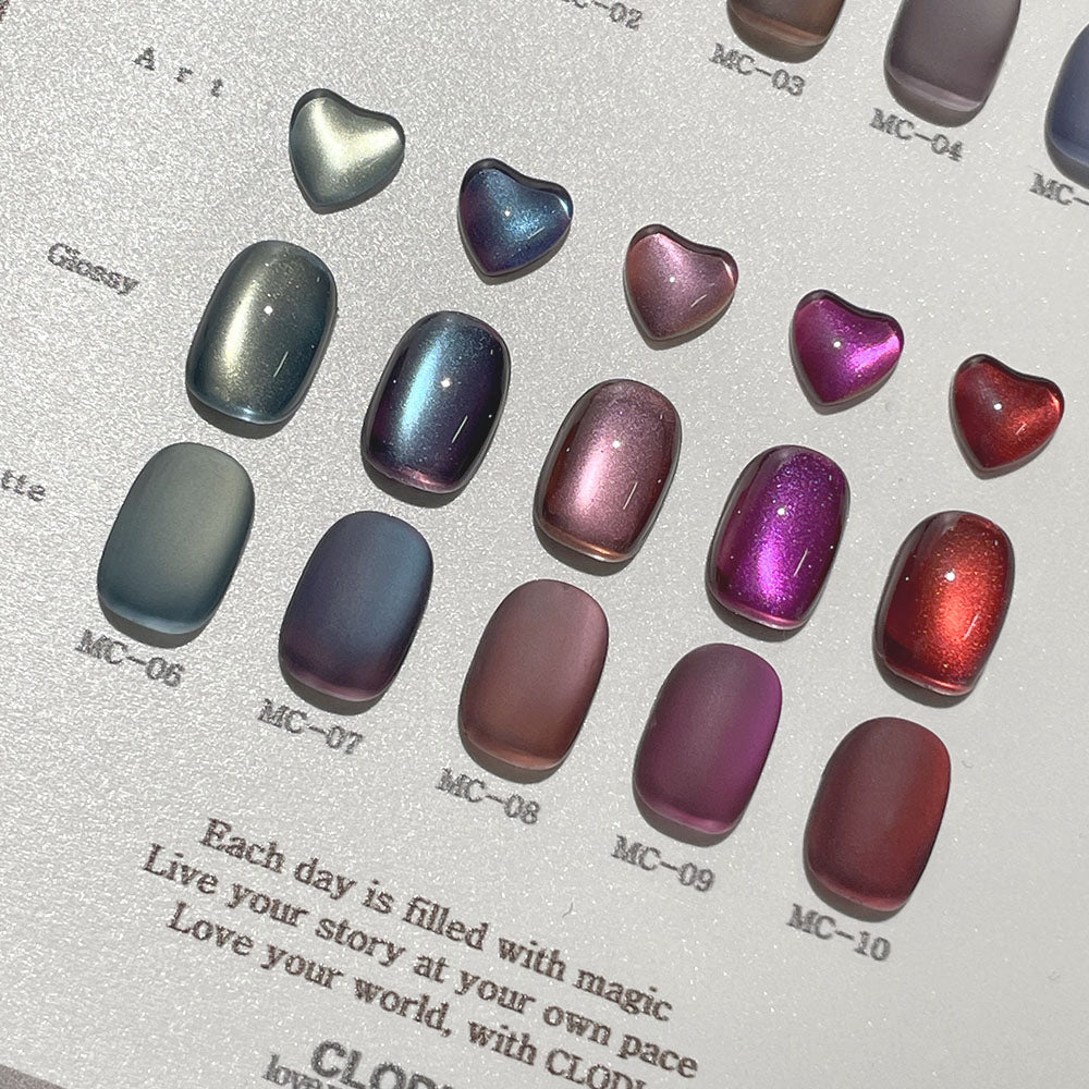 CLODI Mute Core MC-06 to MC-10 swatches