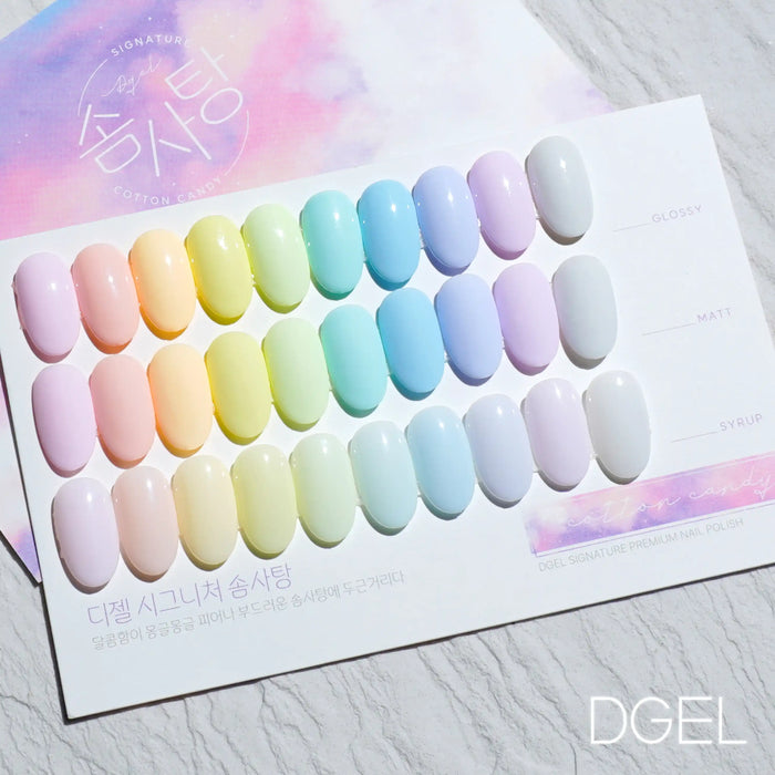 DGEL Signature Cotton Candy Collection | Pretty Yeppuda | Korean Nail Gel Supply for Europe