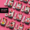 The image showcases an assortment of DGEL Disney Minnie Mouse Collection gel polish bottles, featuring different shades of nude and pink inspired by the iconic Disney character. The gel polish bottles display Minnie Mouse's signature polka dot and bow designs, making it an eye-catching and stylish product for nail care enthusiasts.