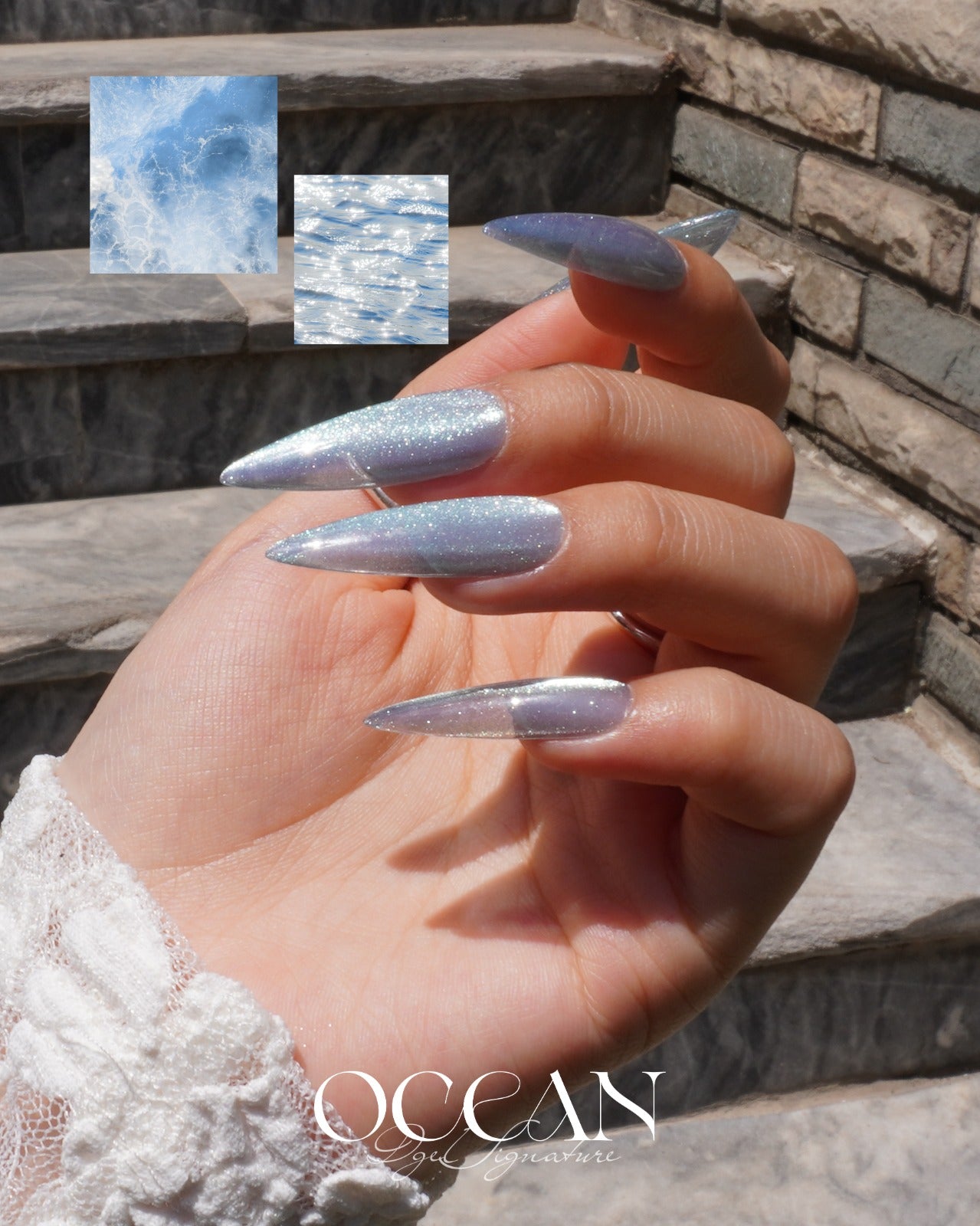 DGEL Ocean Magnetic Gel set (8pcs) - Korean Nail Gel Polish