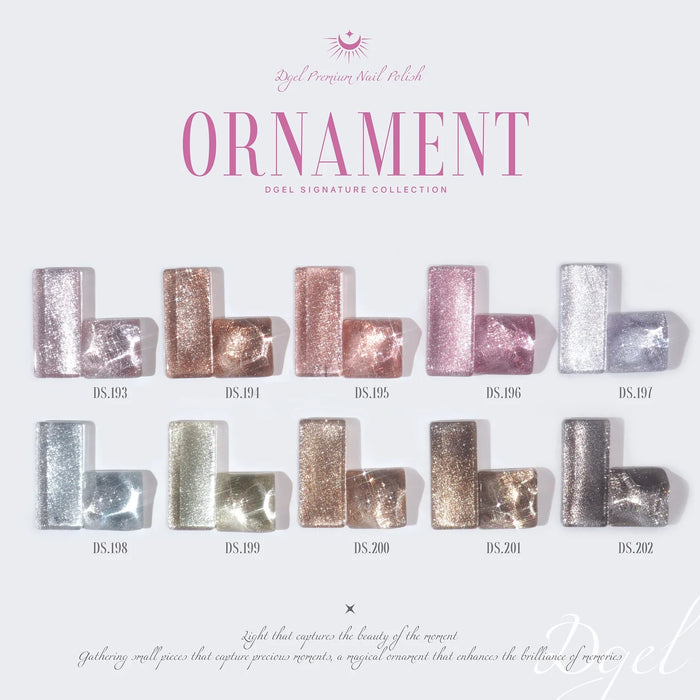 DGEL Signature Ornament Collection 10pcs/set