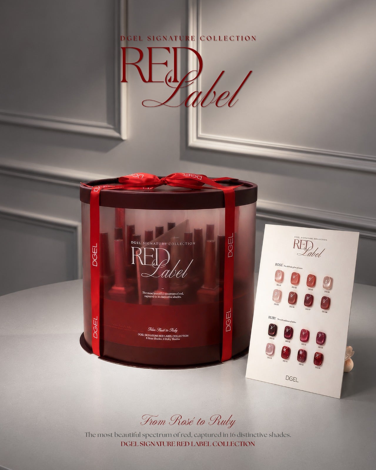 DGEL Signature Red Label Collection – Ruby Line - 8 Colours