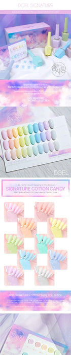 DGEL Signature Cotton Candy Collection | Pretty Yeppuda | Korean Nail Gel Supply for Europe