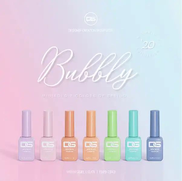 DGEL Mini Bold Bubbly Collection | Pretty Yeppuda | Korean Nail Gel Supply for Europe