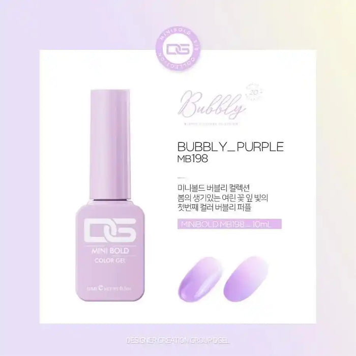 DGEL Mini Bold Bubbly Collection | Pretty Yeppuda | Korean Nail Gel Supply for Europe