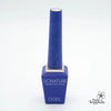 The DGEL Signature Neon City Collection product image showcases a vibrant, blue gel nail polish bottle with the "DGEL Signature" branding prominently displayed. The bottle features a comfortable handle and high-quality brush bristles, allowing precise application of the 14-free gel formula. This 10-piece set captures a full spectrum of rainbow colors, providing a range of options for creating trendy, neon-inspired manicures.