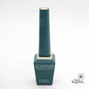 A bold, modern nail polish bottle in a deep, sophisticated teal color, part of the DGEL Signature Urban Night Collection. This premium nail polish offers a classic beauty that reflects the user's unique style, with a volume of 12ml and instructions for a 1-2 minute UV/LED application.